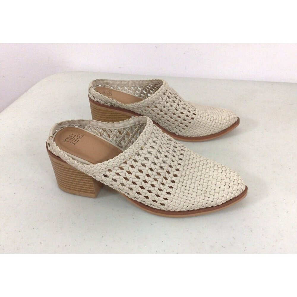 Time & Tru Cowboy Ankle Boots Womens 6